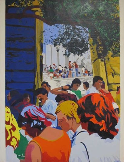 René LION TCHE YUANG (1939). L'acropole....