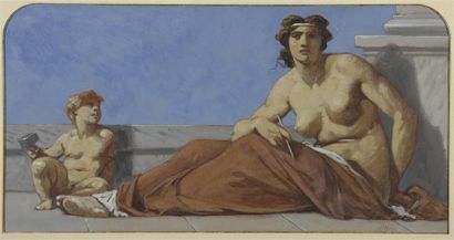 Adolphe YVON (1817-1893). Allégorie de la...