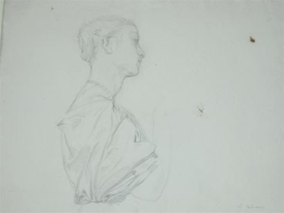 Luc Olivier MERSON (1846-1920). Etude de...