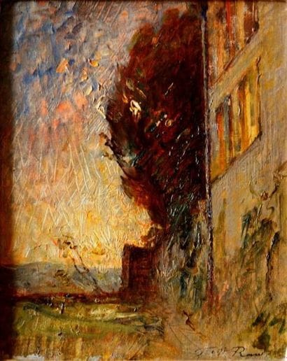 François-Auguste RAVIER (1814-1895) La maison...