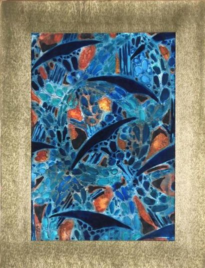 Suzanne LALIQUE (1899-1989) Projet de papier...