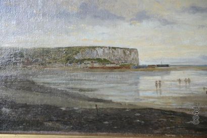 Attribué à Stanislas LEPINE (1835-1892) Plage...