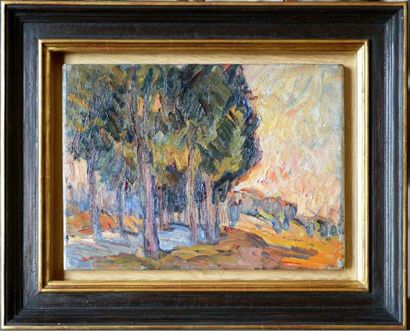 Marcel ARNAUD (1877-1956) Route des Alpes...