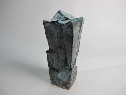 Lesley DUMONT (née en 1944). Vase évasé,...