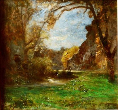 François-Auguste RAVIER (1814-1895) Route...