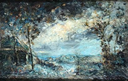 Hilaire CARRAND (1821-1899) Paysage du Lyonnais...