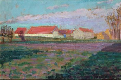 Maurice MARINOT (1882-1960) Paysage de Champagne...