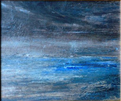 Mathieu WEEMAELS (né en 1967) Tempête Pastel...
