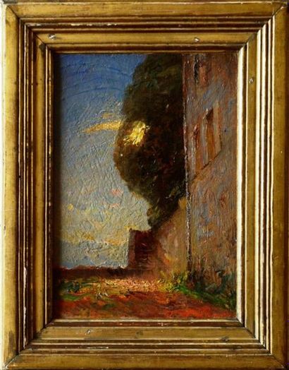 François-Auguste RAVIER (1814-1895) La maison...