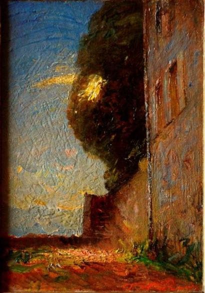 François-Auguste RAVIER (1814-1895) La maison...