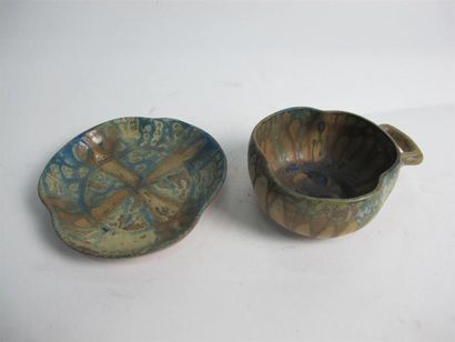 Gilbert METENIER (XXe). Tasse et sa sous...