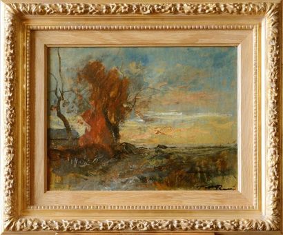 François-Auguste RAVIER (1814-1895) Paysage...