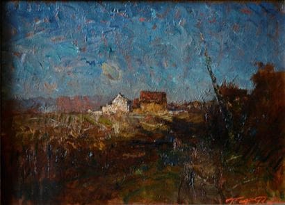 François-Auguste RAVIER (1814-1895) Maisons...