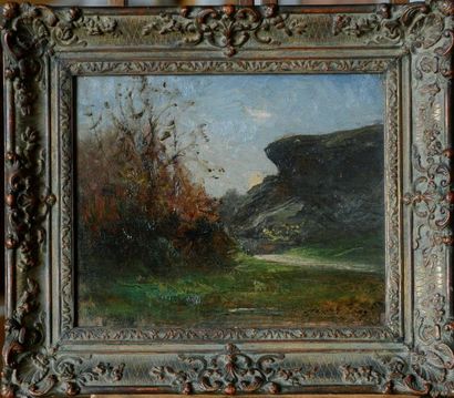 François-Auguste RAVIER (1814-1895) Route...