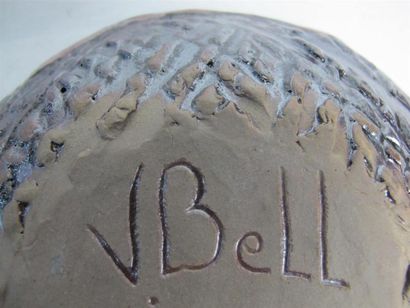 Vincent BELLANGER. Coupelle en terre brune...