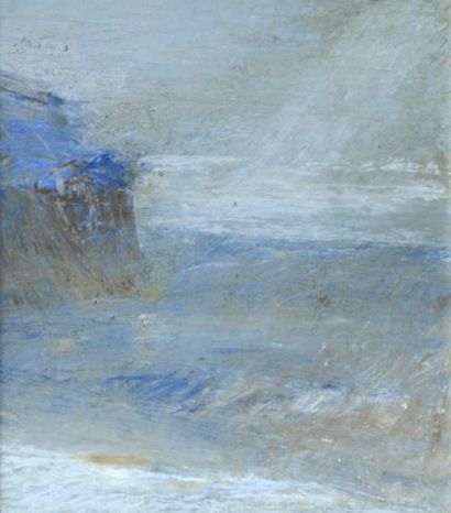 Mathieu WEEMAELS (né en 1967) Falaise Pastel...