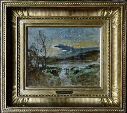 François-Auguste RAVIER (1814-1895) Crépuscule,...