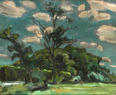 Maurice MARINOT (1882-1960) Paysage à Vermoise...
