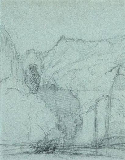 François-Auguste RAVIER (1814-1895) Les remparts...