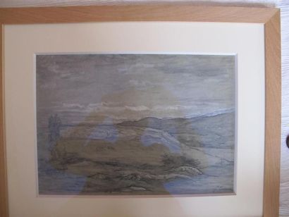 Joseph TREVOUX (1831-1905) Dessin au crayon,...
