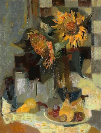 Michel PERINNIER (XXe siècle) Nature morte...
