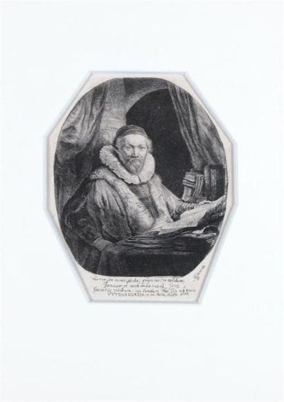 REMBRANDT VAN RIJN (1606- 1669)
Jan Uytenbogaert....