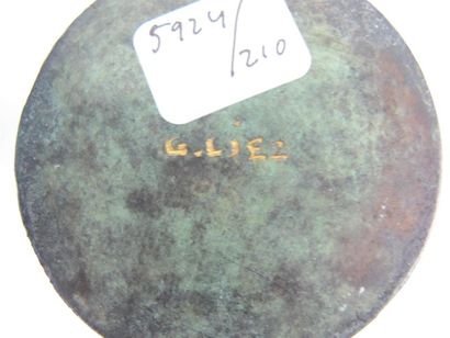 Gladys LIEZ (née en 1963). Porte crayon cylindrique...