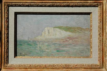Maximilien LUCE (1858-1941) La falaise à...