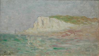 Maximilien LUCE (1858-1941) La falaise à...