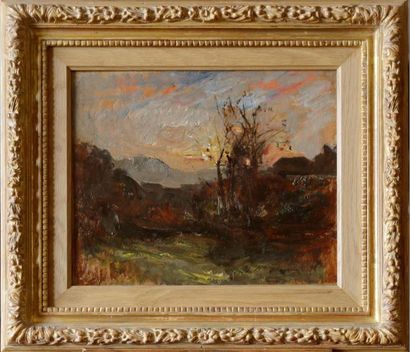François-Auguste RAVIER (1814-1895) Paysage...