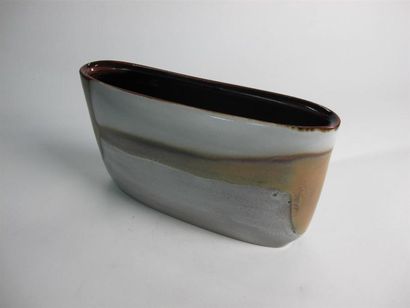 Jacques HAEBERLIN (né en 1952). Vase rectangulaire...