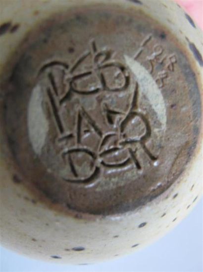 DEBLANDER Robert (1924-2010)
Vase ovoïde...