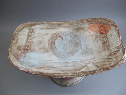 POISSON Cécile (née en 1959)
Tabouret africanisant...