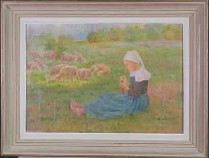 John-Lewis SHONBORN (1852-1931) 
Bergère...