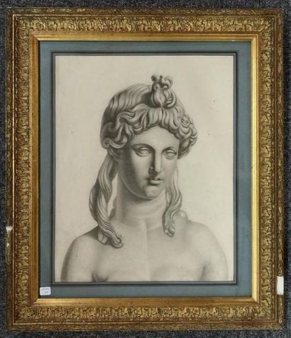 Vénus, Dessin d'après une sculpture antique....