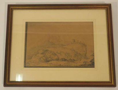 Daniel DÜRINGER (1720-1786) (attr.). Paysage...