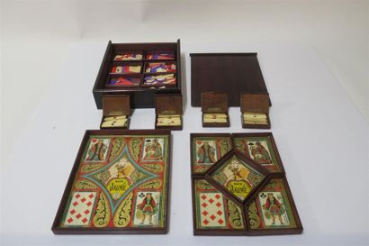 Ensemble de jeux : 4 boites de jetons en...