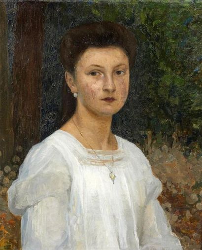 Hippolyte FOURNIER (1853-1926). Portrait...