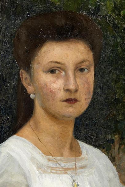 Hippolyte FOURNIER (1853-1926). Portrait...