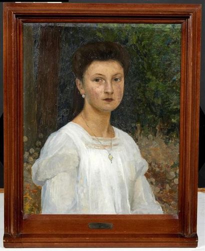 Hippolyte FOURNIER (1853-1926). Portrait...