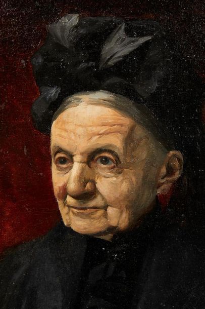 Hippolyte FOURNIER (1853-1926). Portrait...