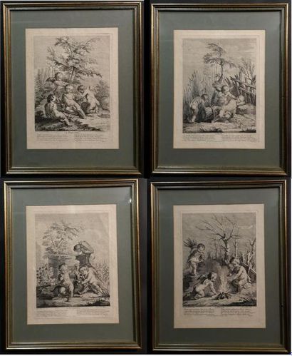 Pierre AVELINE (1654-1722) 
Les quatre saisons
Quatre...