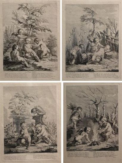Pierre AVELINE (1654-1722) 
Les quatre saisons
Quatre...