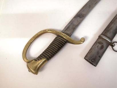Sabre de canonnier monté de la manufacture...