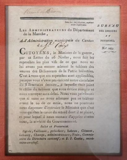 2 documents encadrés : 
1 - les administrateurs...