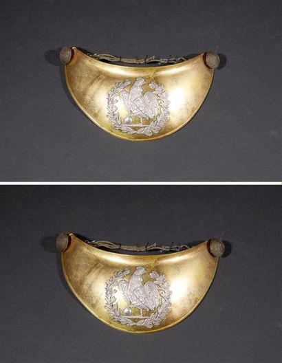 Lot de deux Hausse - Col d'Officier d'infanterie...