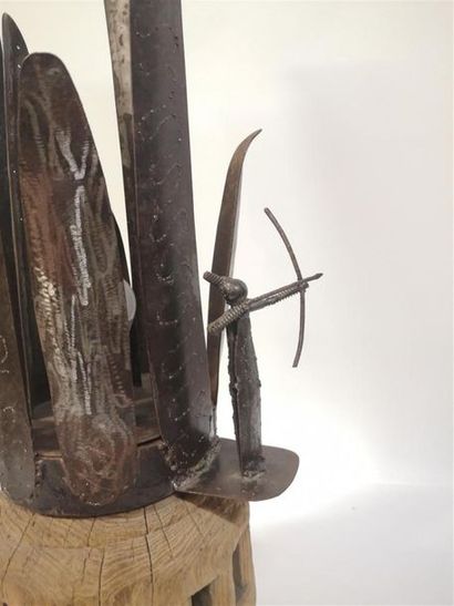 MILE. Lampe, pièces assemblées. 80 cm