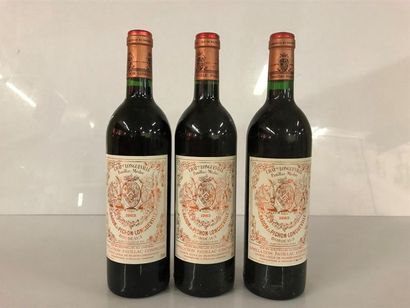 3 Pauillac Château Longueville GCC 1983