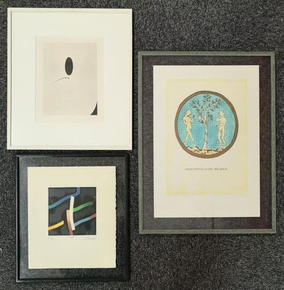 3 oeuvres: Bertrand DORNY (1931-2015). 589....