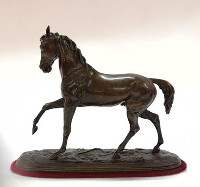 Edouard Paul Delabrierre (1829-1912)
Cheval
Bronze,...